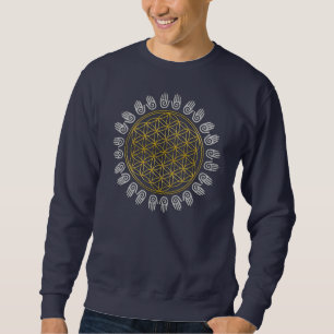Flower of Life / Blume des Lebens - Spirit Hands Sweatshirt
