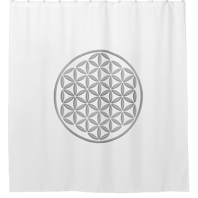 Flower Of Life / Blume des Lebens - stamp silver (Front)