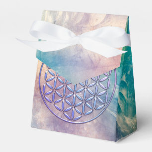 Flower of Life / Blume des Lebens - stamp violet Favor Box