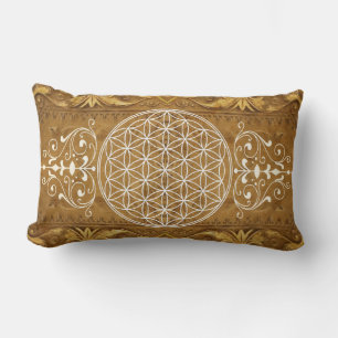 Flower of Life / Blume des Lebens - vintage I Lumbar Pillow