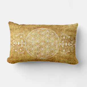 Flower of Life / Blume des Lebens - vintage I Lumbar Pillow