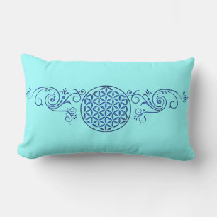 Flower of Life / Blume des Lebens - vintage III Lumbar Pillow