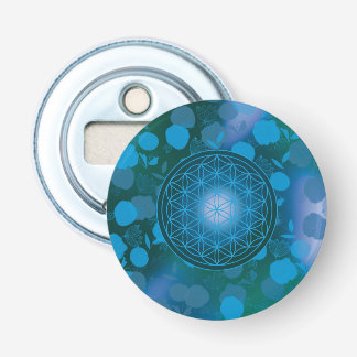 flower of life, chakra,zen,sacred geometric, bottle opener