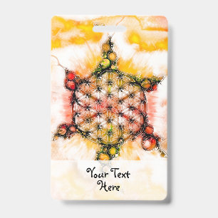 Flower Of Life - Colorfully Ways 4 Badge