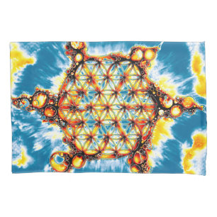 Flower Of Life - Colorfully Ways 5 Pillowcase