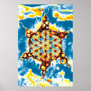 Flower Of Life - Colorfully Ways 5 Poster
