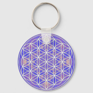 Flower of Life (Colour 3) Keychain