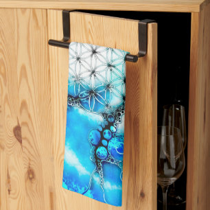Flower Of Life - Colourfully Ways 2 Kitchen Towel