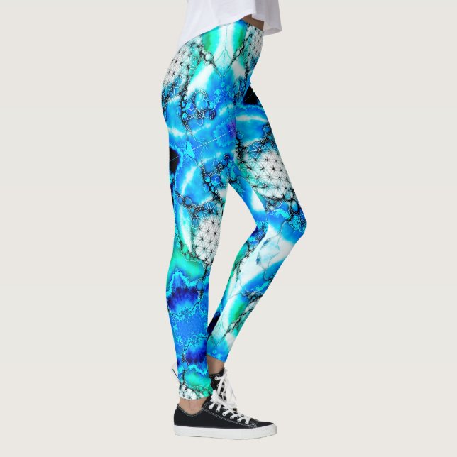 Flower Of Life - Colourfully Ways 2 Leggings (Right)