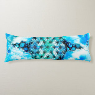 Flower Of Life - Colourfully Ways 3 + 4 Body Pillow