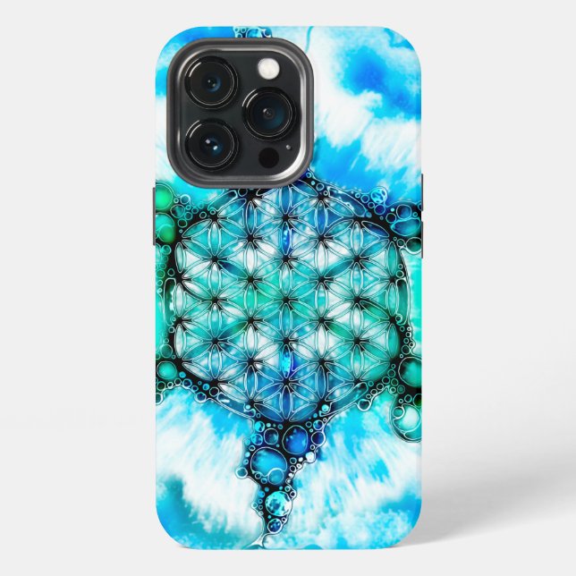 Flower Of Life - Colourfully Ways 3 iPhone Case (Back)