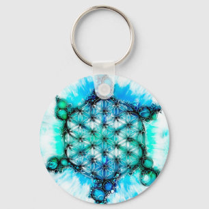 Flower Of Life - Colourfully Ways 3 Keychain