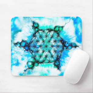 Flower Of Life - Colourfully Ways 3 Mouse Pad