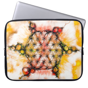 Flower Of Life - Colourfully Ways 4 Laptop Sleeve