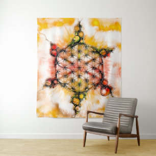 Flower Of Life - Colourfully Ways 4 Tapestry