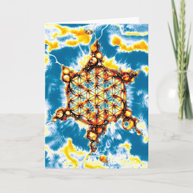 Flower Of Life - Colourfully Ways 5 Card (Front)
