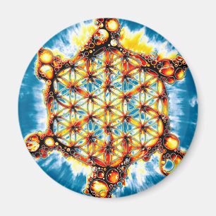 Flower Of Life - Colourfully Ways 5 Magnet