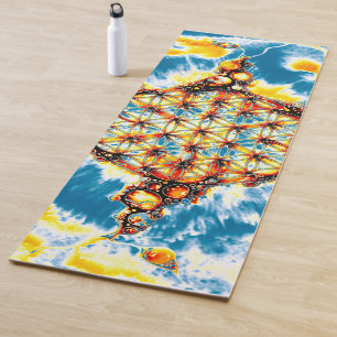 Flower Of Life - Colourfully Ways 5 Yoga Mat
