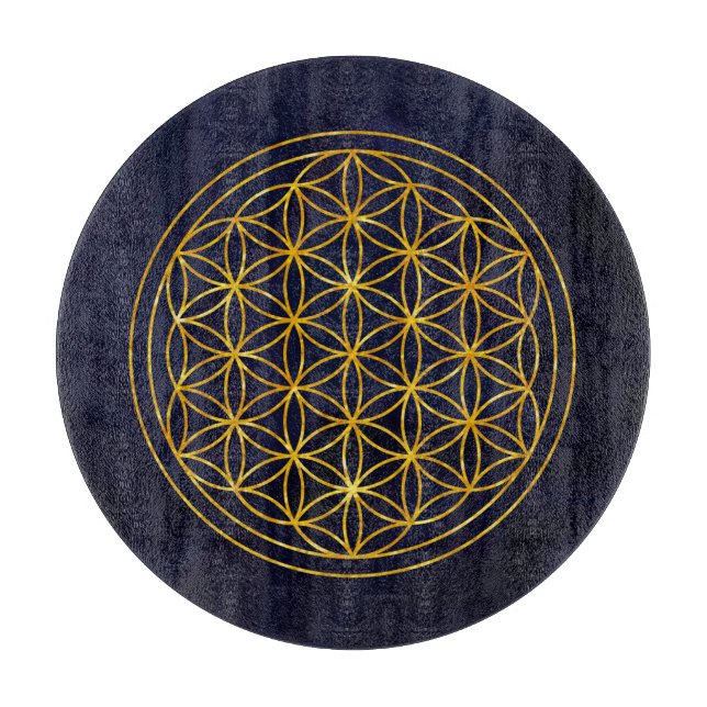 flower of life cutting board (Front)