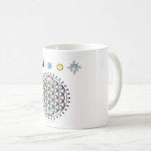 Flower Of Life Divinity In Nature Mug