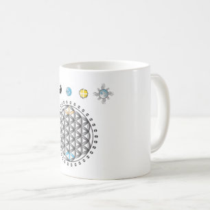 Flower Of Life Divinity In Nature Mug