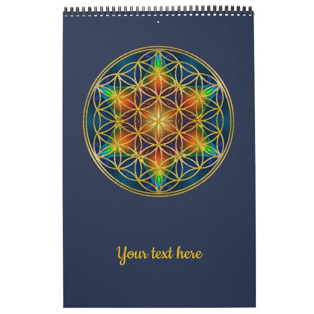 FLOWER OF LIFE - Fractal Blossom 1 Calendar (Cover)