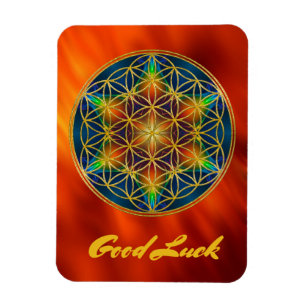 FLOWER OF LIFE - Fractal Blossom 1 Magnet