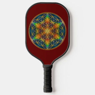 FLOWER OF LIFE - Fractal Blossom 1 Pickleball Paddle