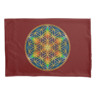 FLOWER OF LIFE - Fractal Blossom 1 Pillowcase