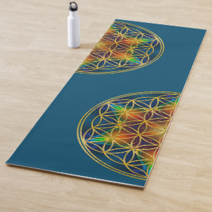 FLOWER OF LIFE - Fractal Blossom 1 Yoga Mat
