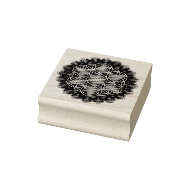 Flower Of Life - Fractal Mandala III Rubber Stamp (Stamp)