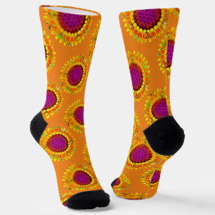 Flower Of Life - Geometric Blossom 5 Socks