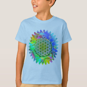 Flower Of Life - Geometric Blossom 5 T-Shirt