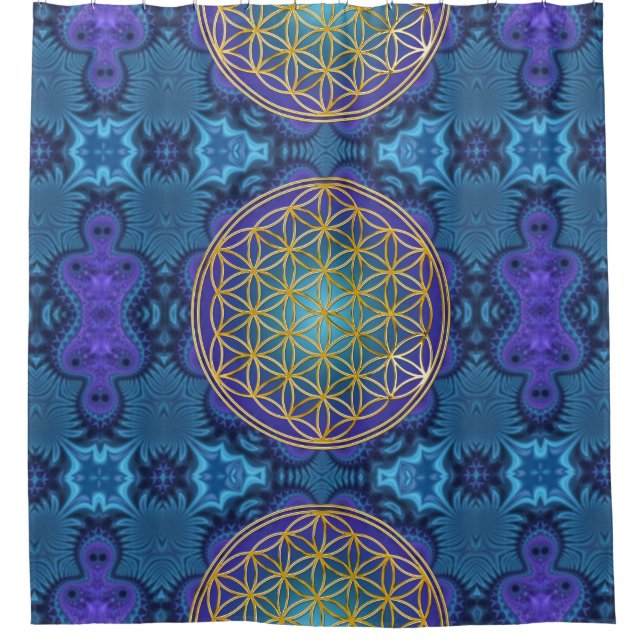 Flower Of Life - gold - fractal 1 (Front)