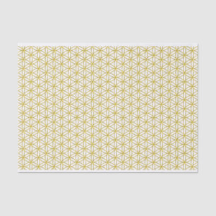 Flower of Life - gold pattern + your backgr. Tissue Paper