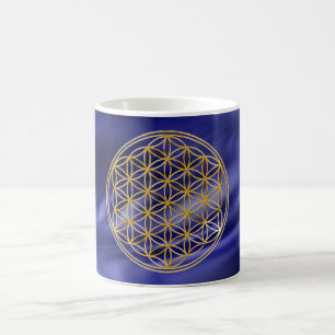 Flower Of Life   gold, small Coffee Mug