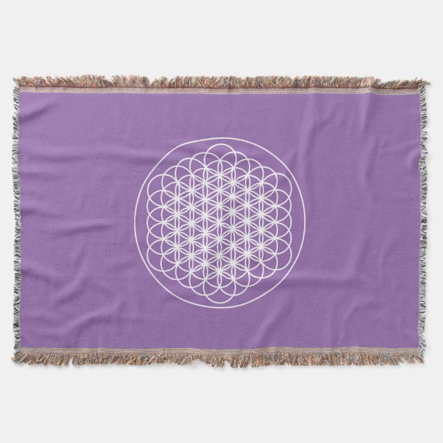 FLOWER OF LIFE HEALING BLANKET (Front)