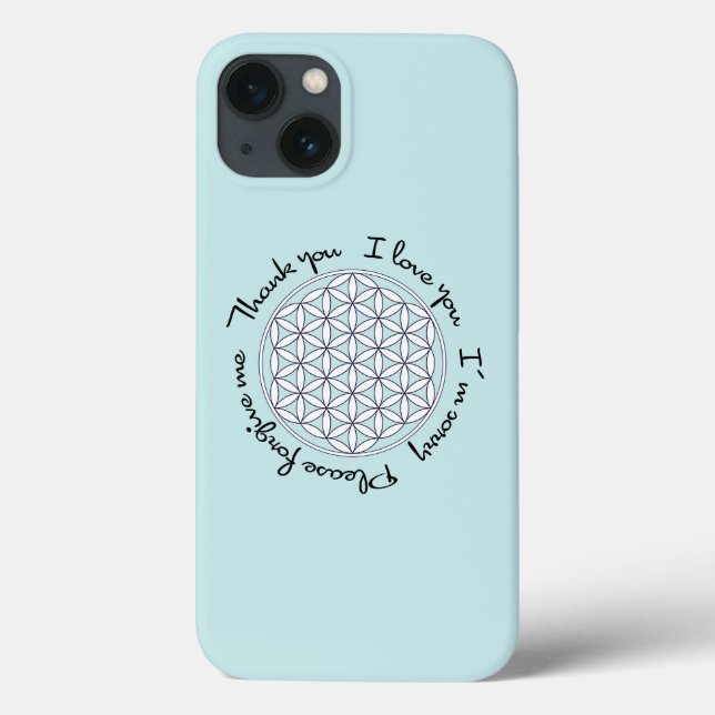 Flower of Life Ho'oponopono Case-Mate iPhone Case (Back)
