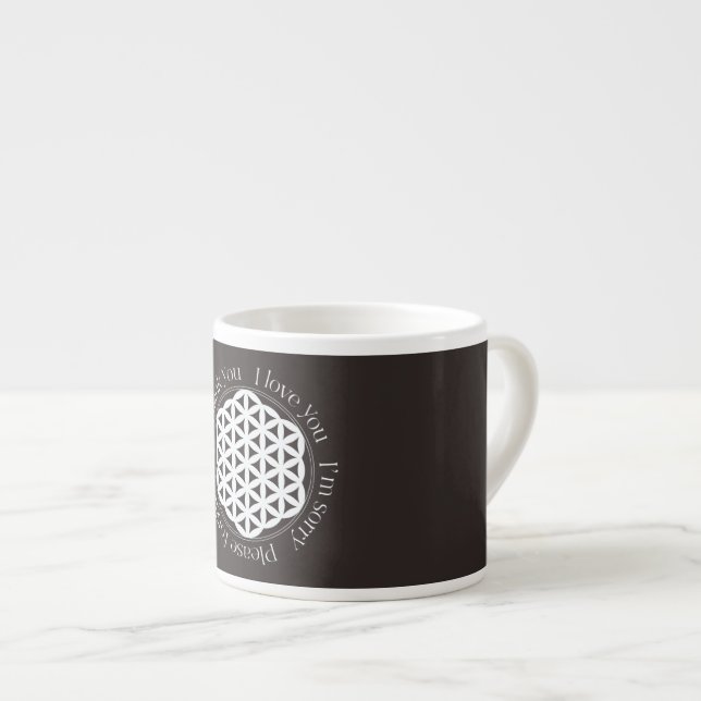 Flower of Life Ho'oponopono Specialty Mug (Front Right)
