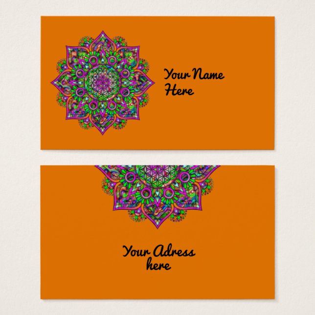 Flower Of Life - Indian Mandala 1 (Front & Back)