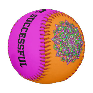 Flower Of Life - Indian Mandala 1 Baseball