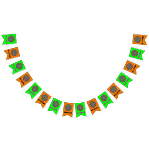 Flower Of Life - Indian Mandala 1 Bunting Flags