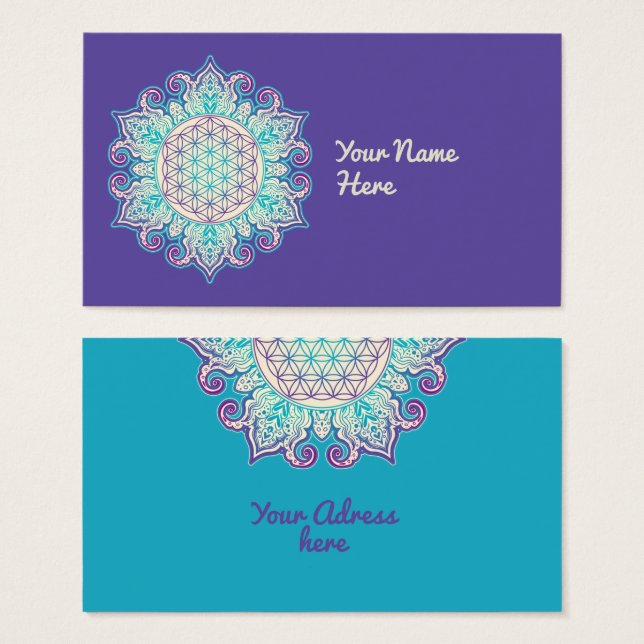 Flower Of Life - Indian Mandala 2 (Front & Back)
