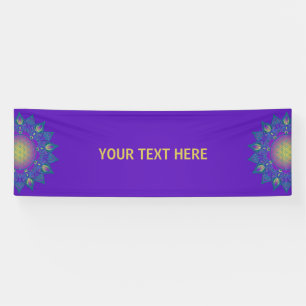 Flower Of Life - Indian Mandala 3 Banner