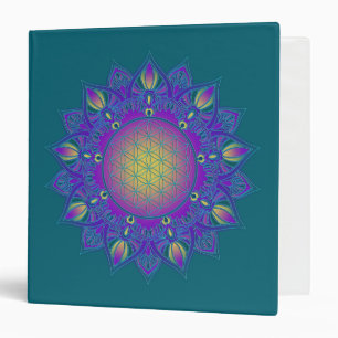Flower Of Life - Indian Mandala 3 Binder