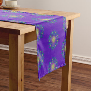 Flower Of Life - Indian Mandala 3 Short Table Runner