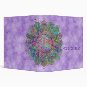 Flower Of Life - Indian Mandala 7c Binder