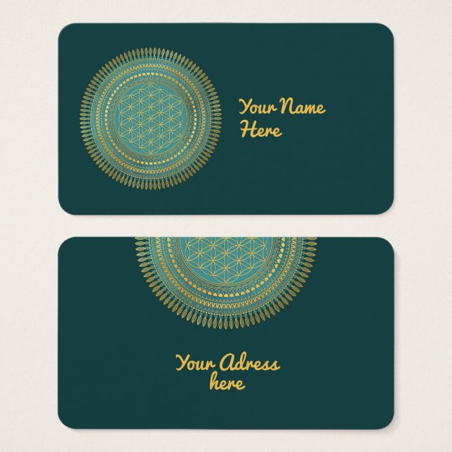 Flower Of Life - Indigenous Mandala 1 (Front & Back)