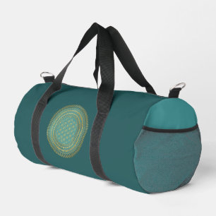 Flower Of Life - Indigenous Mandala 1 Duffle Bag