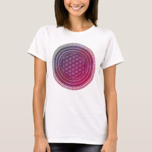 Flower Of Life - Indigenous Mandala 3a T-Shirt